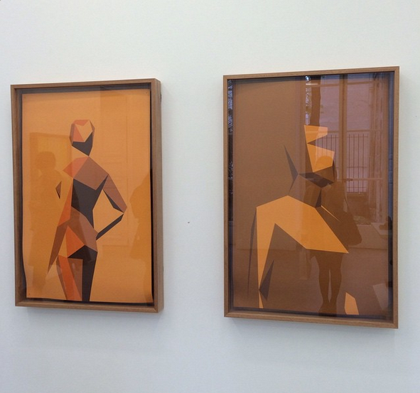 IdemParis's tweet photo. Xavier Veilhan lithographs printed at Idem exhibited at Perrotin gallery http://t.co/eGBurdB2PF