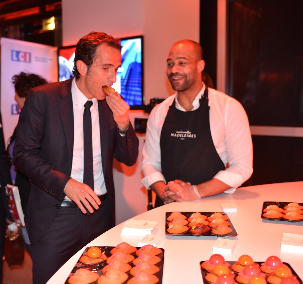 Merci @ClubLCI pour votre accueil et nous avoir permis de régaler <a href="/ericrevel1/">Eric Revel</a>, Alexandre <a href="/bompard/">Alexandre Bompard</a> et @Bruno_LeMaire!