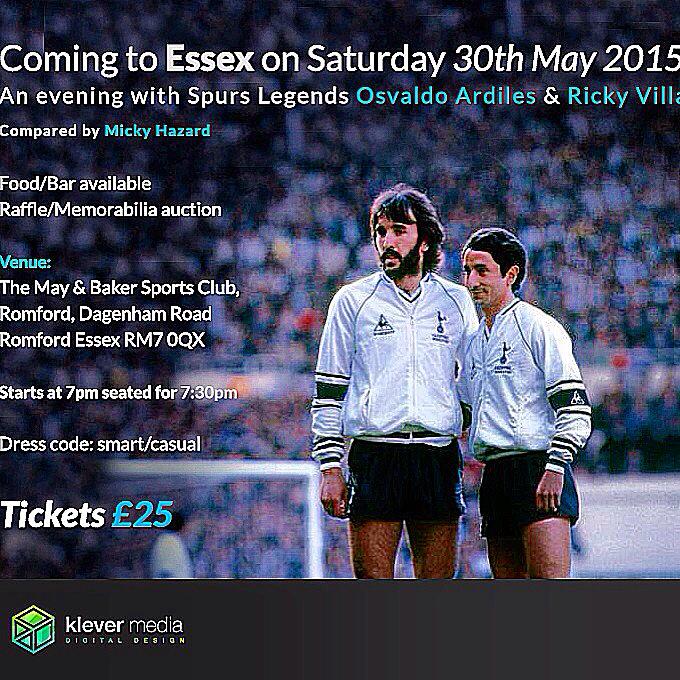 THFC_Legends's tweet photo. 6 wks till legends arrive 

@PollyPeck @1MickyHazard @osvaldooardiles @SpursInTheBlood @Daily_Hotspur @thebillynicn17 http://t.co/GxtcWfVStG