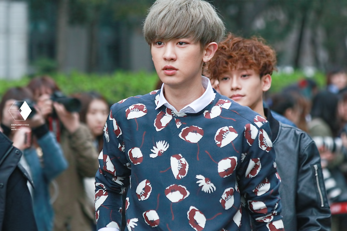 EXOPtw's tweet photo. [UPDATE] 150403 KBS Music Bank http://t.co/XyLWaPtqQi http://t.co/yFMJyL4qqD