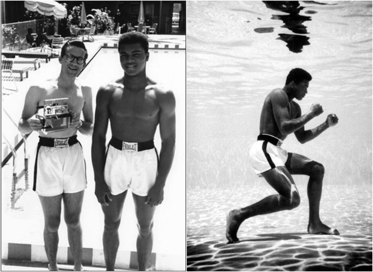 طارق ثلجي Tareq Thalji Auf Twitter الملاكم محمد علي كلاي وهو يتدرب تحت الماء في ميامي عام 1961م للمصور فليب شالك Http T Co 7brm4bgy3j