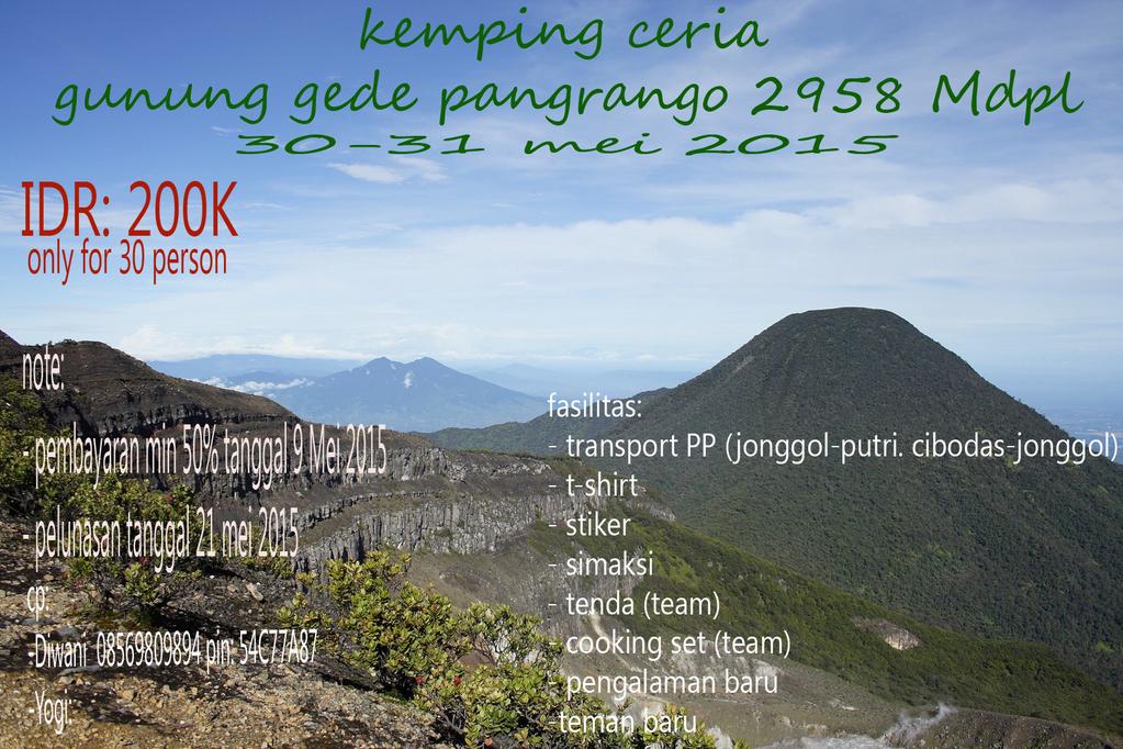 Izin share,brangkli ada yg mau ikut join cp:08569809894 <a href="/infopendaki/">infopendaki</a> <a href="/KabarPetualang_/">Kabar Petualang Baru</a> @warkopPAGUCI <a href="/Jelangkung_Indo/">#PernahMenjadiPendaki</a>