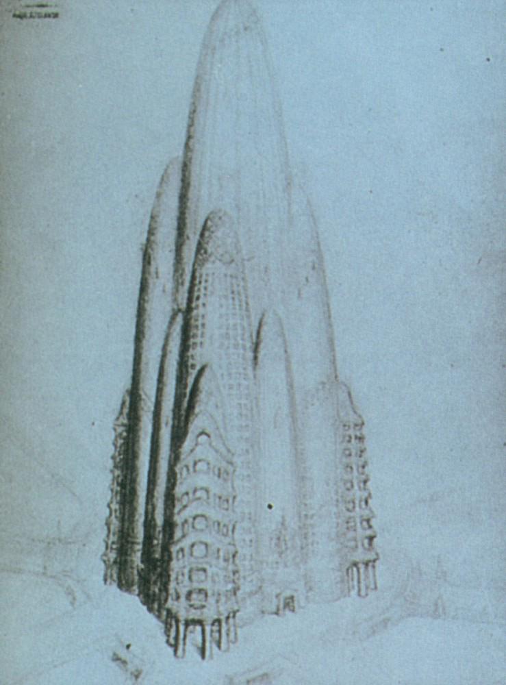 AGUA_architects's tweet photo. ...un hotel de Gaudí en Nueva York que nunca se construyó. Hotel Attraction, 1908 #Drawing #Unbuilt con Juan Matemala http://t.co/rBn9Ix6zil