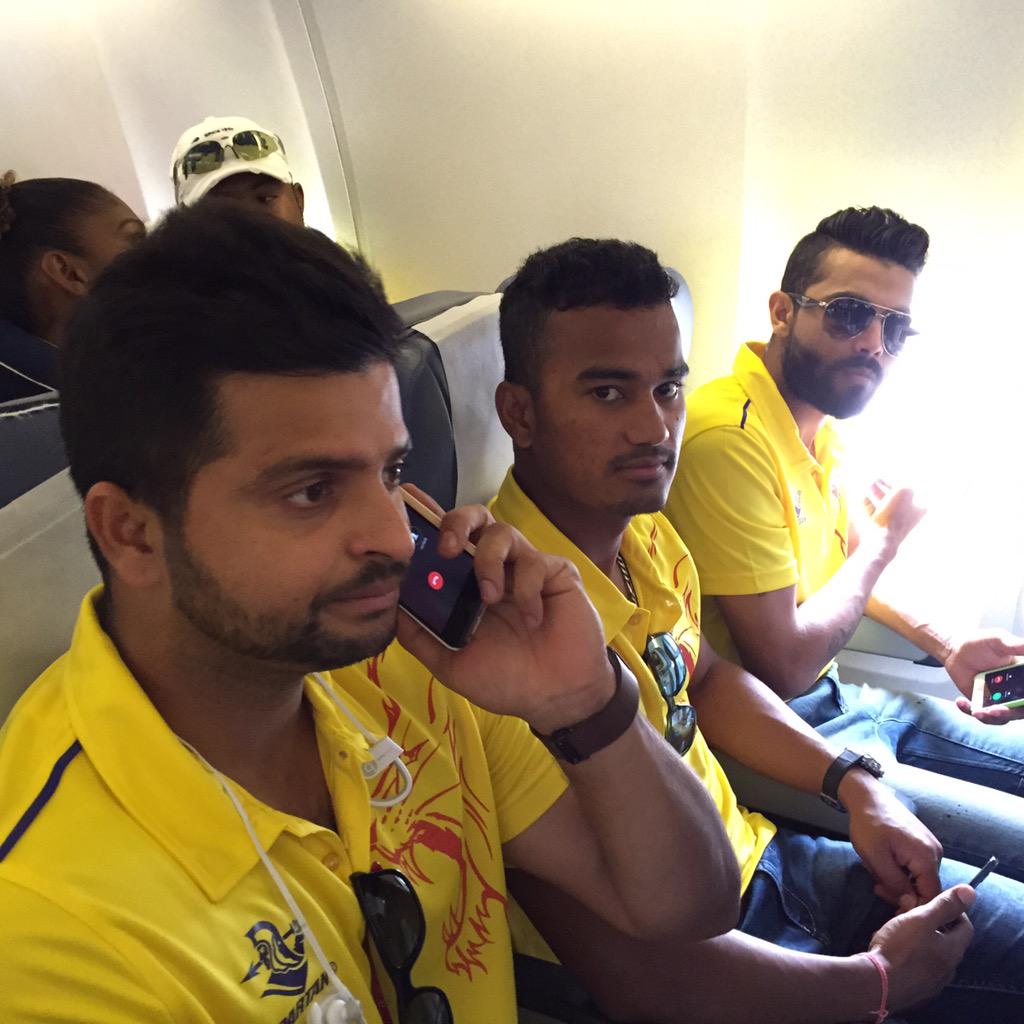 rainaholics_fc's tweet photo. RT"@russcsk: Here we go Mumbai the  super kings will be there soon #whistlepodu http://t.co/iDF41qtopm" Yeah!!! @ImRaina #RainaHolics 😊😃