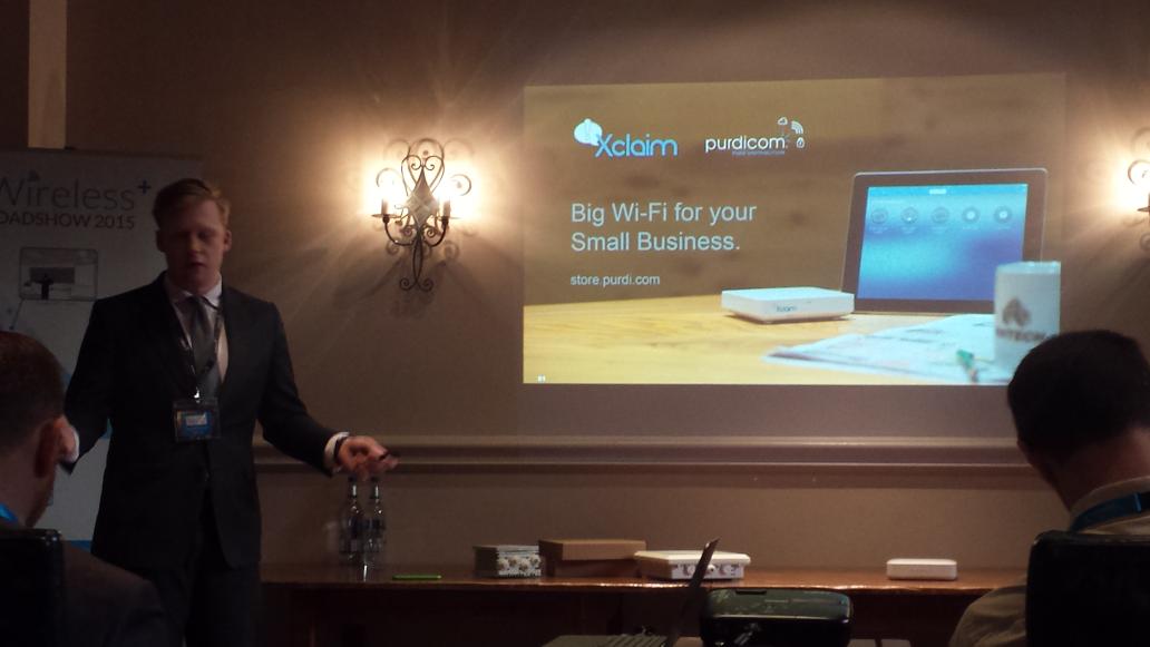Purdicom's tweet image. George from @Purdicom explaining how @xclaimwireless fits into the market.