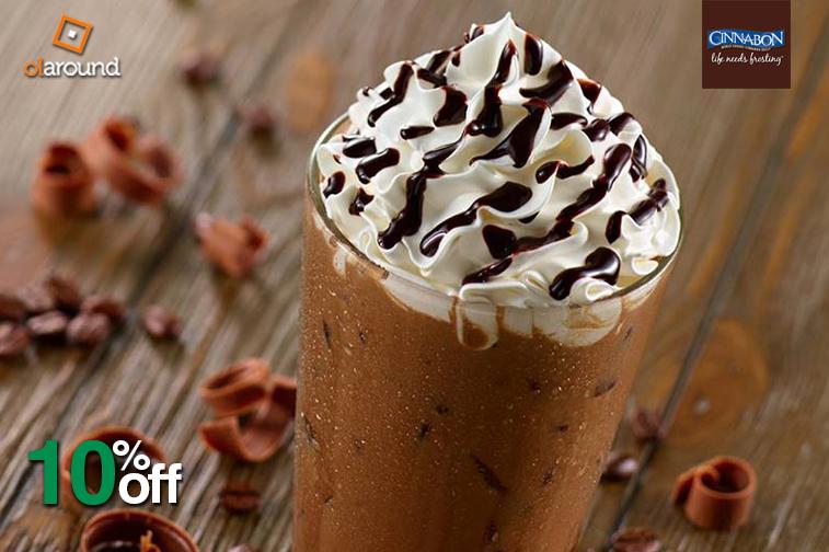 OlaroundMe's tweet photo. Beat the heat with Cinnabon's Mochalatta Chill. Download:http://t.co/8Oa5O7iceh 2 avail 10%Off http://t.co/gM80p6lPno http://t.co/wb1vzVYa0A