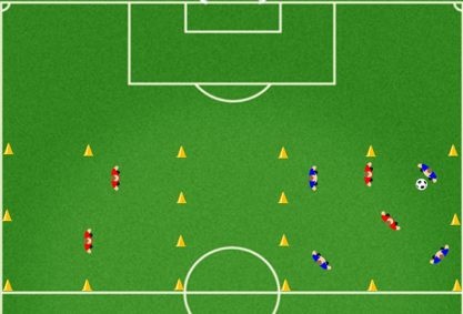 Ejercicio: 4×2 con transiciones Si te gusta retuitealo
laclinicadelfutbol.com/rondo-con-tran…