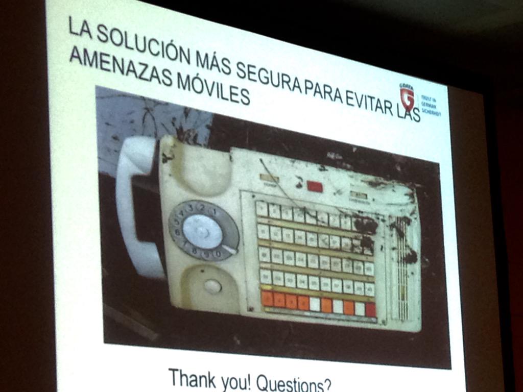 GlobbSecurity's tweet image. La solución más segura para evitar las amenazas móviles... 
@EddyWillems #asLAN2015
