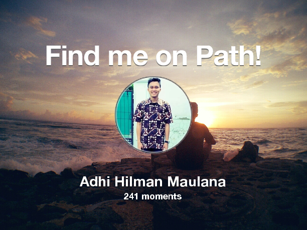 adhilman's tweet photo. I've shared 241 memories with my friends on #Path - see them now at http://t.co/9kUyzMbs1c! #thepersonalnetwork http://t.co/AiPujyfFp4
