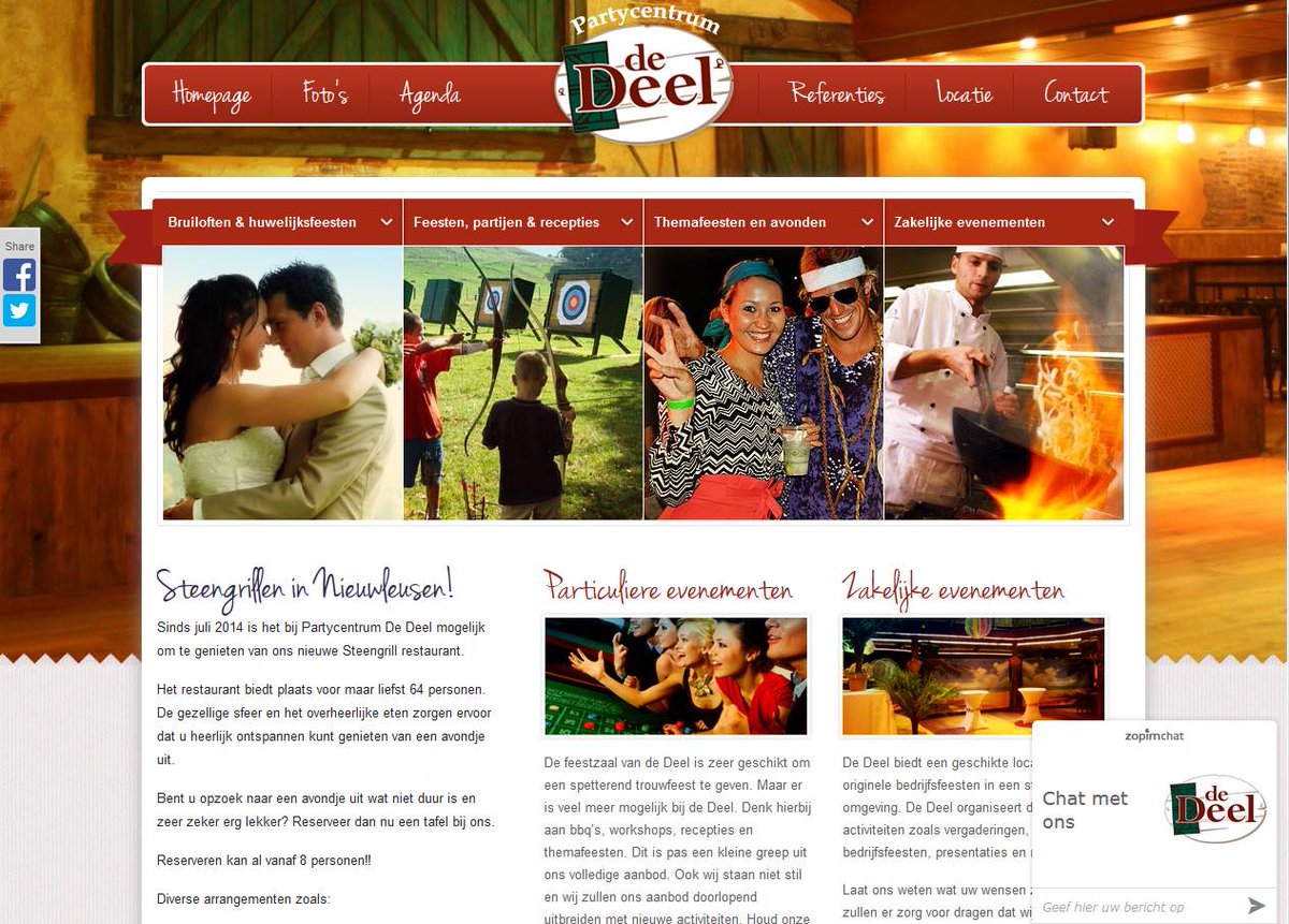 Vanaf vandaag kunt u ook live chatten met ons! U heeft nu dus direct een antwoord van ons!! #Chat #Website #Nieuw