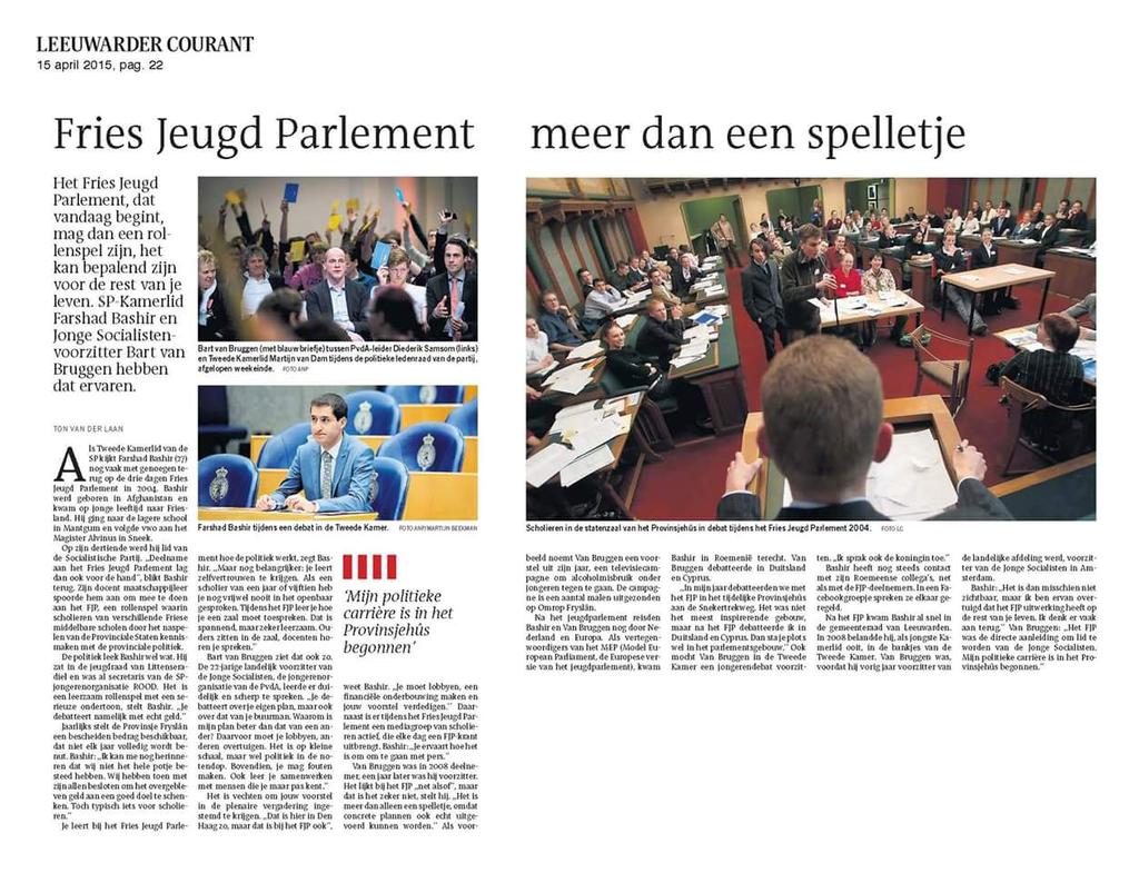HesterPlantenga's tweet photo. Deelname FJP @FarshadBashir in 2004, top om hiervan deel uit te maken. Wat heeft hij het ver geschopt #trots http://t.co/eMYc8ZQrEa