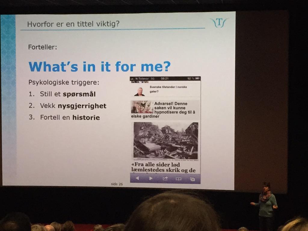 <a href="/tonjegran/">Tonje G. Braaten</a>: Gode råd og tips om tekst og innhold av @tekstdoktor på nettredaktørseminaret til <a href="/epinorge/">Episerver Norge</a>