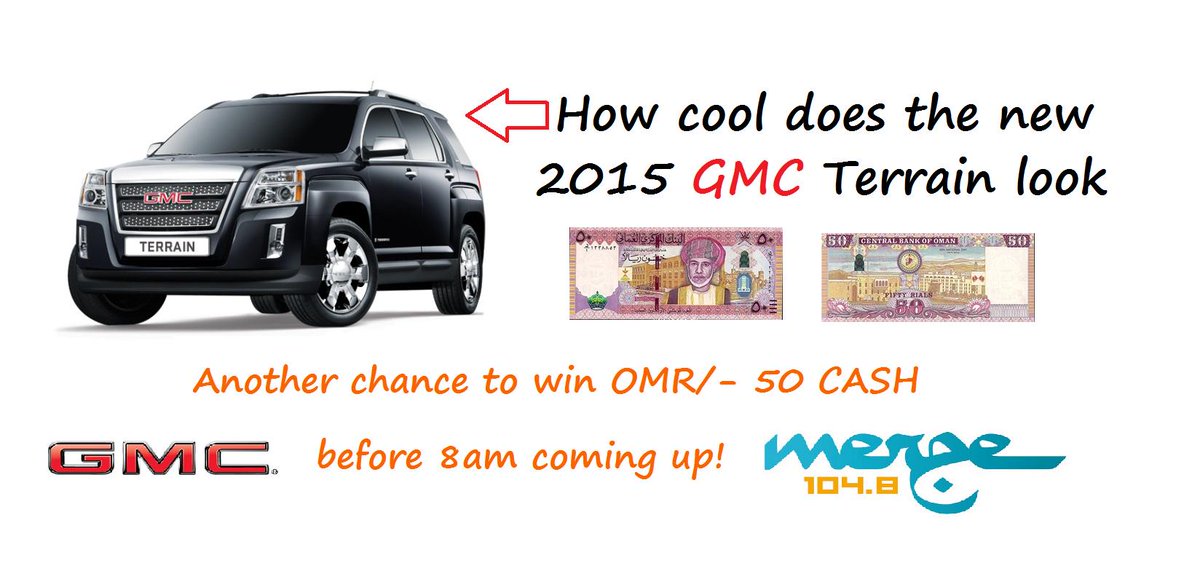 merge1048's tweet photo. Chris: Who wants to win the final OMR/-50 Cash from #GMCOman before 8am?
https://t.co/O7FlHpo96O http://t.co/1HpZnyd8jB