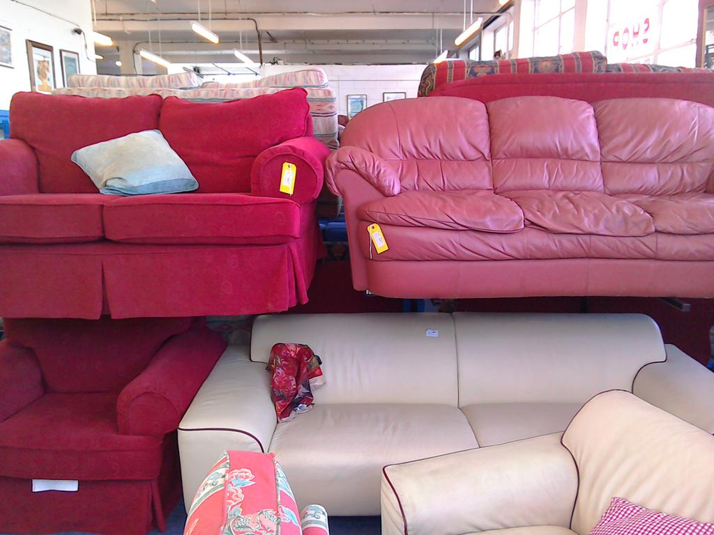 Epping_ReUse's tweet photo. Some of the sofas we have on sale! http://t.co/MqSHrLWLF8
