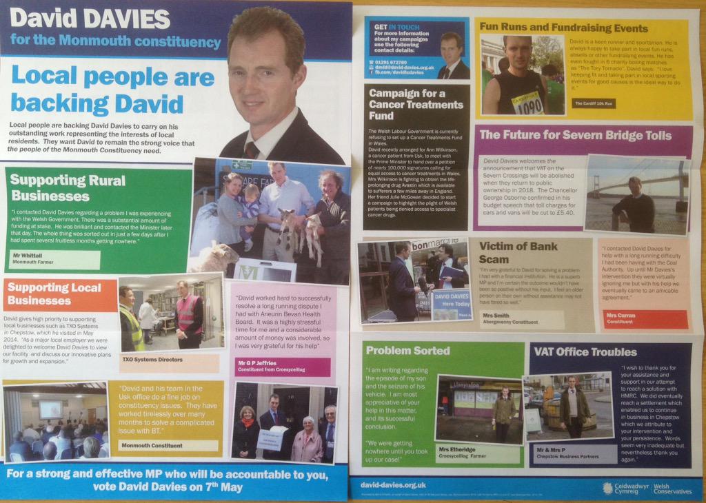 MonmouthshireCA's tweet image. Local people in the #Monmouth constituency are backing @DavidTCDavies. #StrongVoiceForMonmouth #VoteConservative