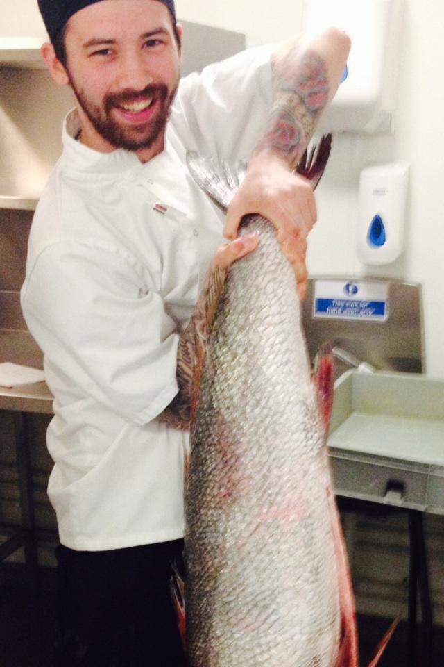 Stunning Wild Cornish Stone Bass just landed , going strait on A La Carte <a href="/TheSeafood/">The Seafood Restaurant</a> tonight .
