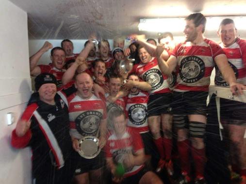 STVAberdeen's tweet photo. They've travelled far and claimed the BT Caledonia title. Salute Orkney's rugby heroes.

http://t.co/7vMVMVxQfv http://t.co/Jln8OpXan8