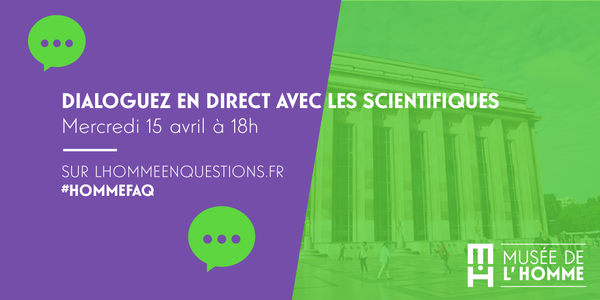 QueFaireAParis's tweet photo. à 18h @Musee_Homme met ses chercheurs à votre dispo pour répondre à vos questions #HommeFAQ lhommeenquestions.fr http://t.co/CcR4gzRsvx