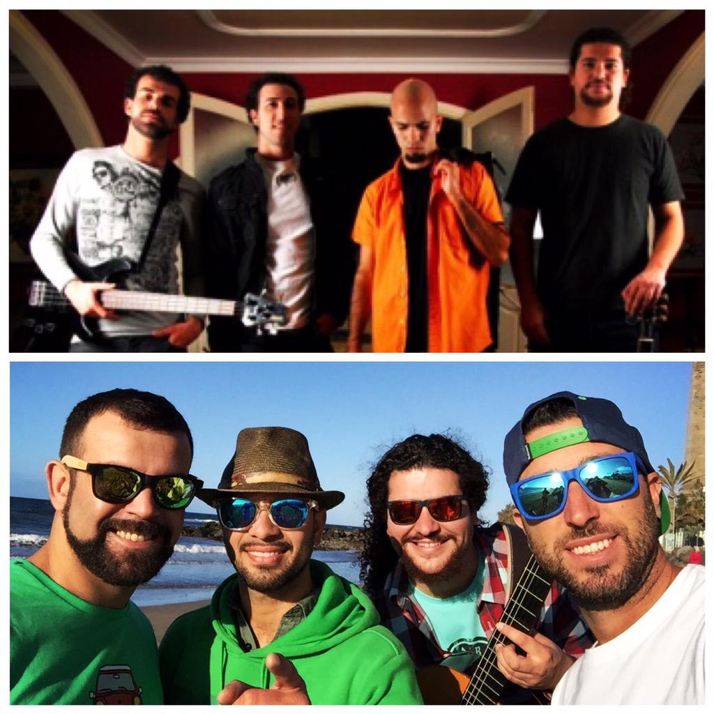 8 años juntos!! Arriba 2007 abajo 2015, 8 años siguiendo un sueño y seguimos!! Gracias a todos 😘😘😘😘