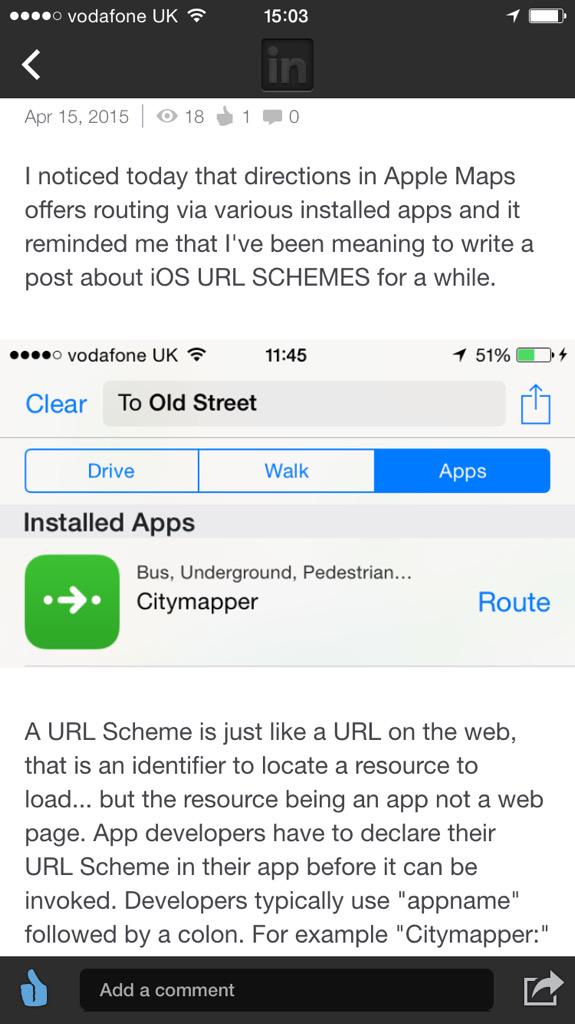 thinkgeowave's tweet image. 3 Reasons your app needs a URL Scheme to get more opens  linkedin.com/pulse/3-reason… #mobileapps #AppleWatch #urlscheme