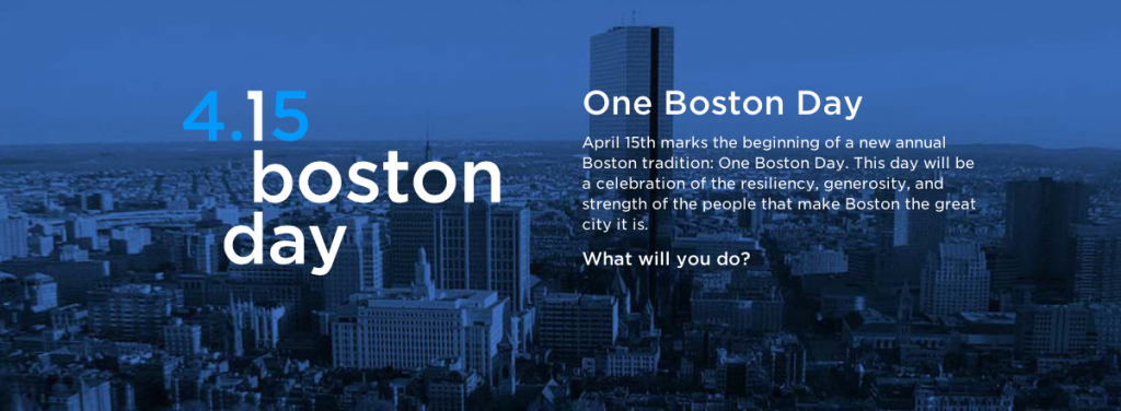 HaroldNaughton's tweet photo. #OneBostonDay Today we honor, remember, and show our strength and resiliency through kind acts to one another http://t.co/2l5NBUpYdc
