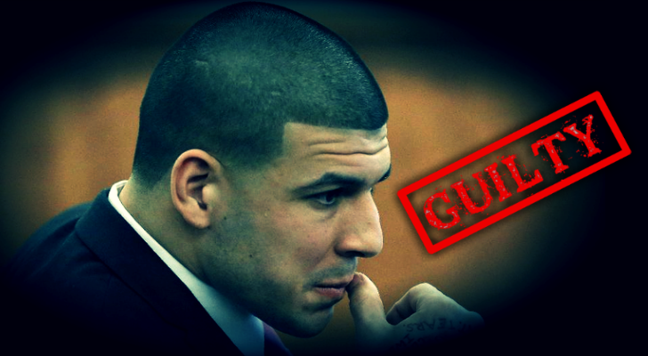SportsGrid's tweet photo. VERDICT: #AaronHernandez faces life in prison after jury convicts him of first-degree murder--http://t.co/EFGdyMqYtE http://t.co/5AffLUuHsr