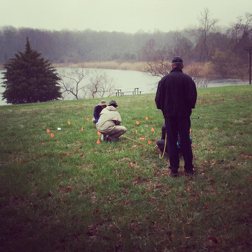 QuantumSci's tweet photo. Rainy day in the field for seismic sensor deployment #physicalsecurity #ISCW15 http://t.co/jrpNGKOPvt