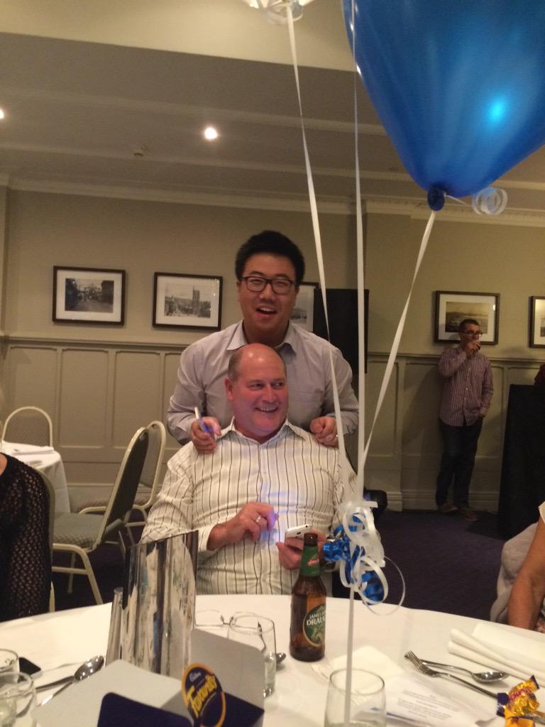 Southern Tas 1H15 awards! Featuring well deserved recipient, Ning Zhao for "Most outstanding collaboration".