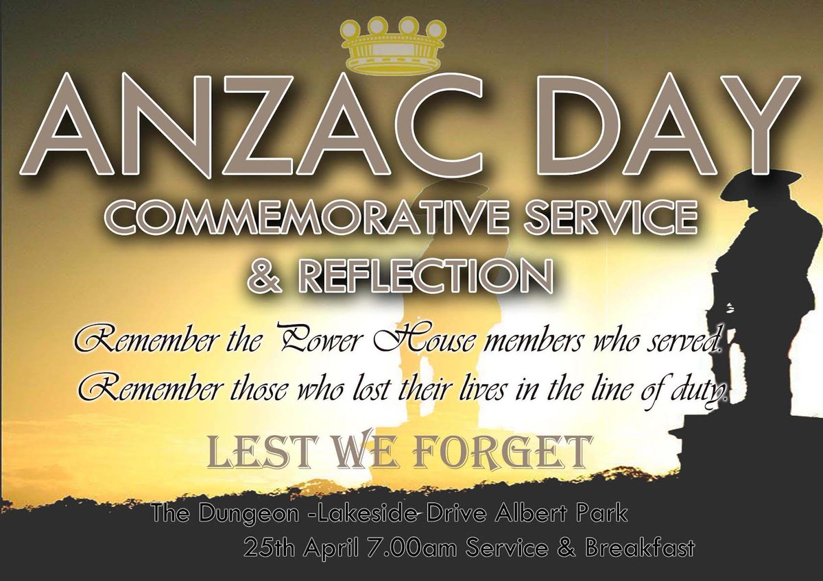 PowerHouseRUFC's tweet photo. You are warmly invited to Commemorate ANZAC Day with us
Join us for Breakfast after the Dawn Service #LestWeForget http://t.co/JfrWvNIJ8o