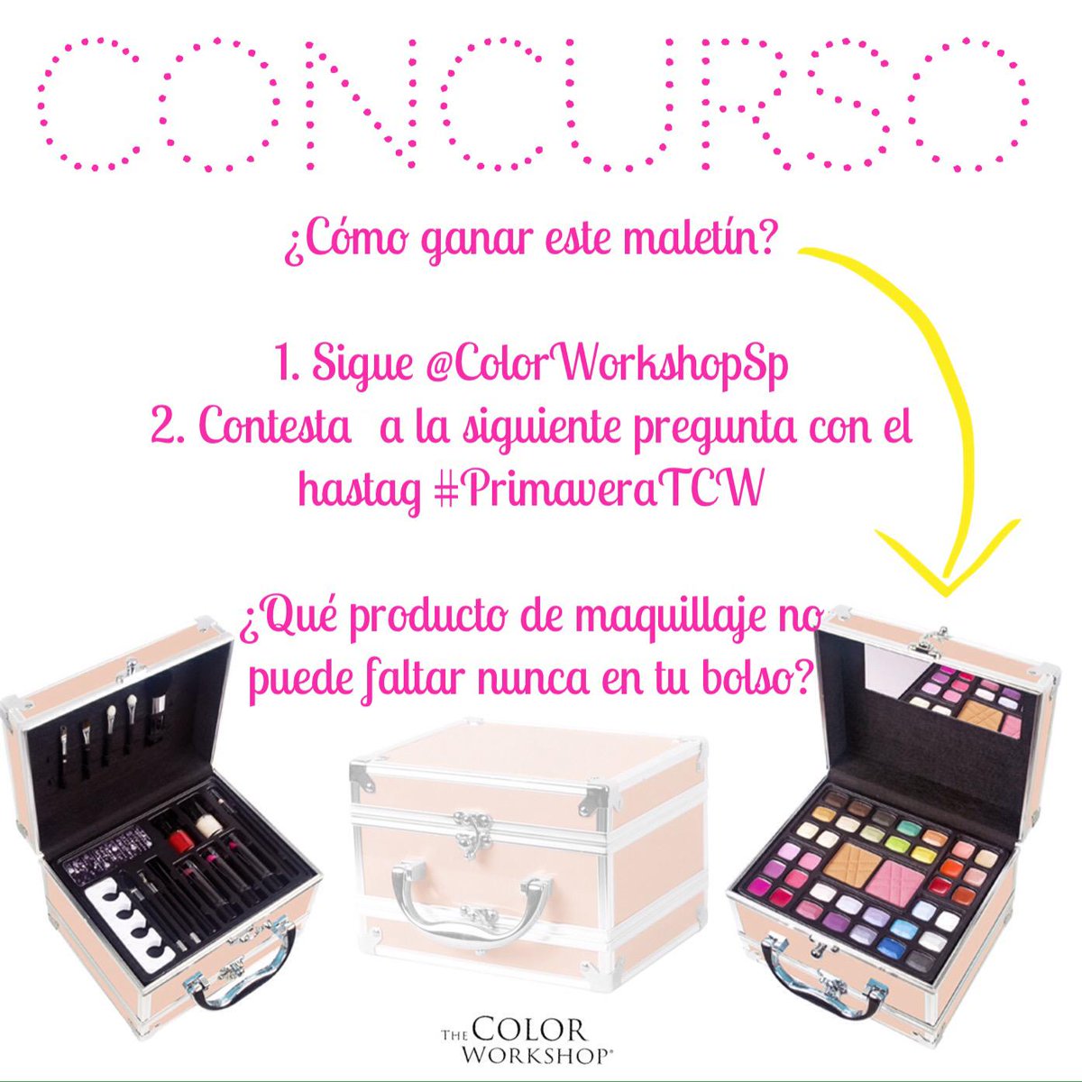 ColorWorkshopSP's tweet photo. ¡¡Recordad que seguimos de #CONCURSO!! #sorteo #premio #jugr #ganar #maquillaje #makeup #maletin #belleza #beauty http://t.co/ChalH7h0tz