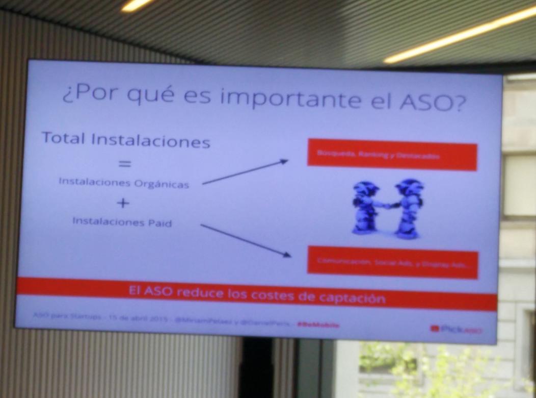 MarcLlopRo's tweet image. &quot;¿por que es importante el ASO?&quot; @pickaso tiene la respuesta en este #smashtech #bemobile