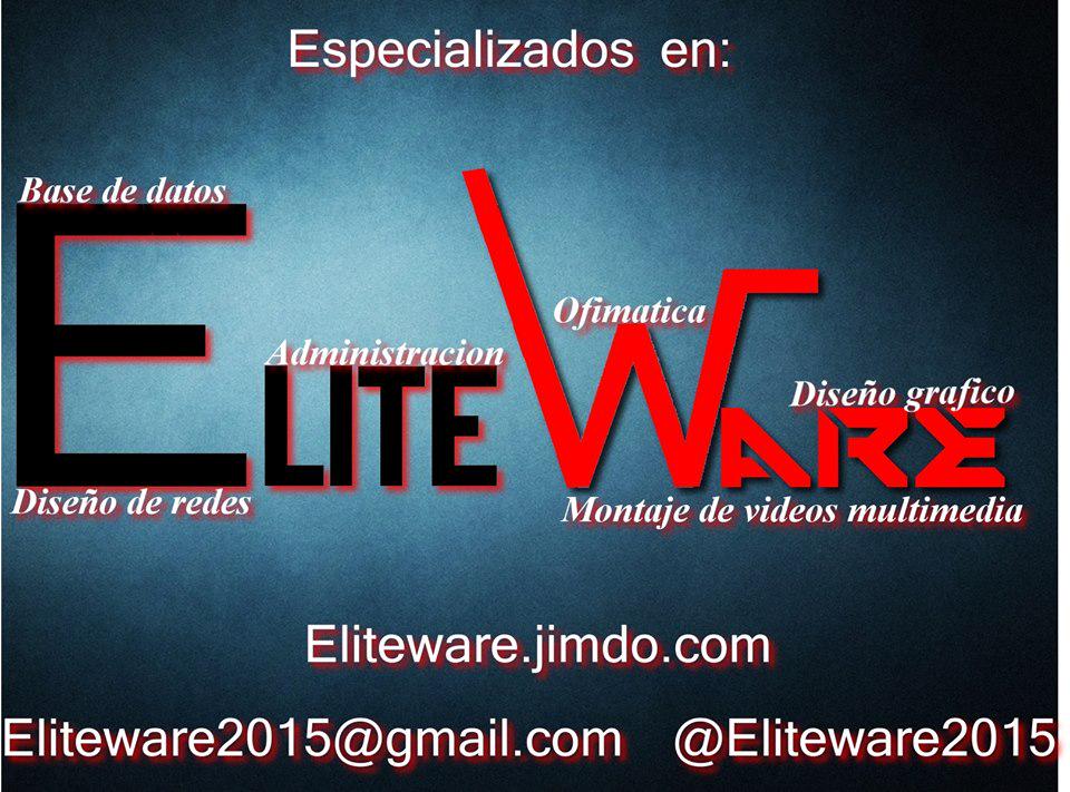 EliteWare2015's tweet photo. EliteWare  os ofrece sus servicios! http://t.co/GcVGviuEcN