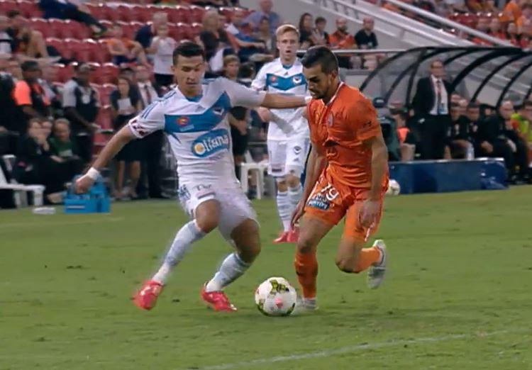 Georgievski during the game Georgievski during the game