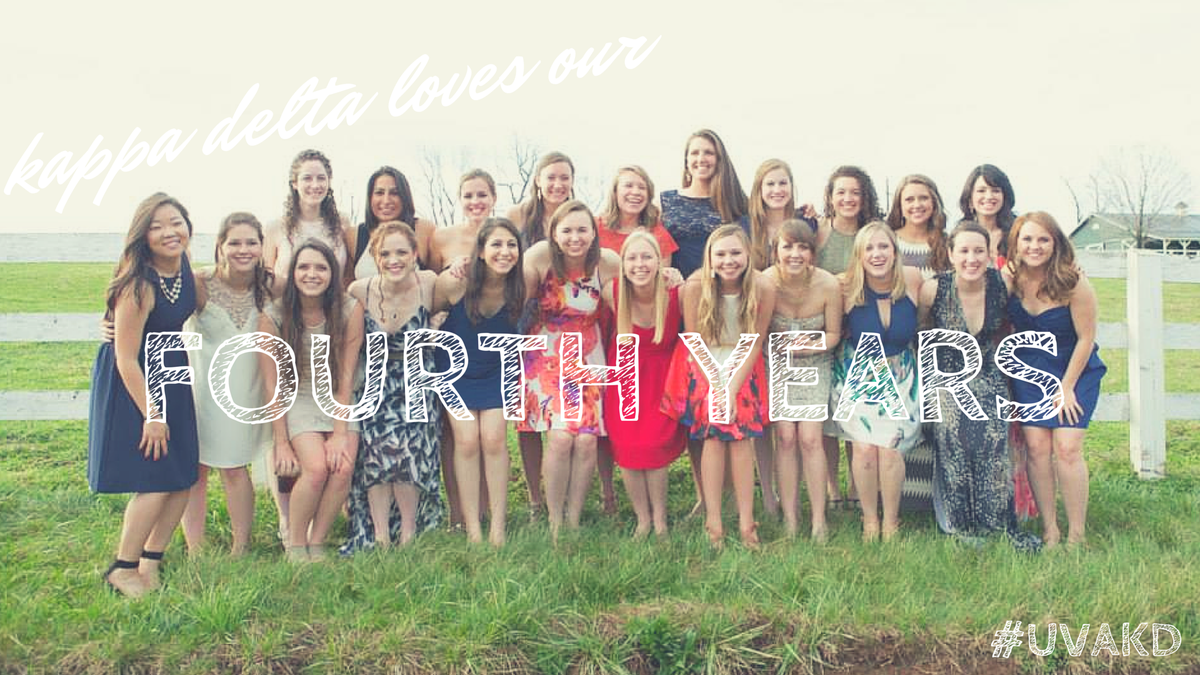 #uvakd loves our fourth years! <a href="/KappaDeltaHQ/">Kappa Delta Sorority</a>