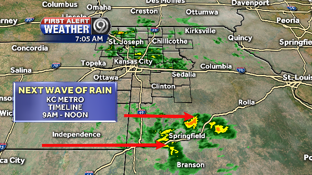 ErinLittleKC's tweet photo. Dry now??...won't last long...next wave isn't too far away!! Stay connected @kmbc #kcwx #rain #wetroads http://t.co/RYFWAo4oX7