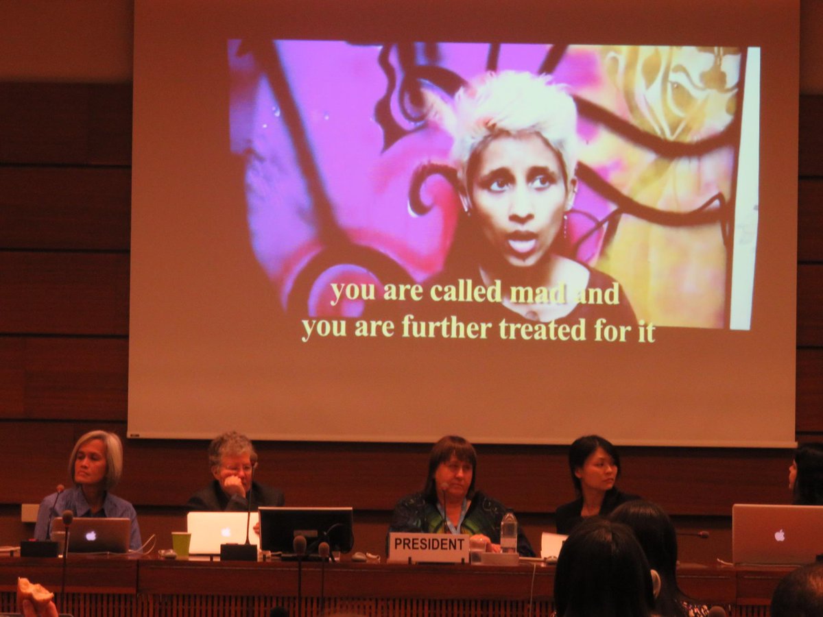 IDA_CRPD_Forum's tweet photo. Powerful women with disabilities &amp; allies talks about the right to inclusive education at @IDA_CRPD_Forum side event http://t.co/9BSUW6I8IU
