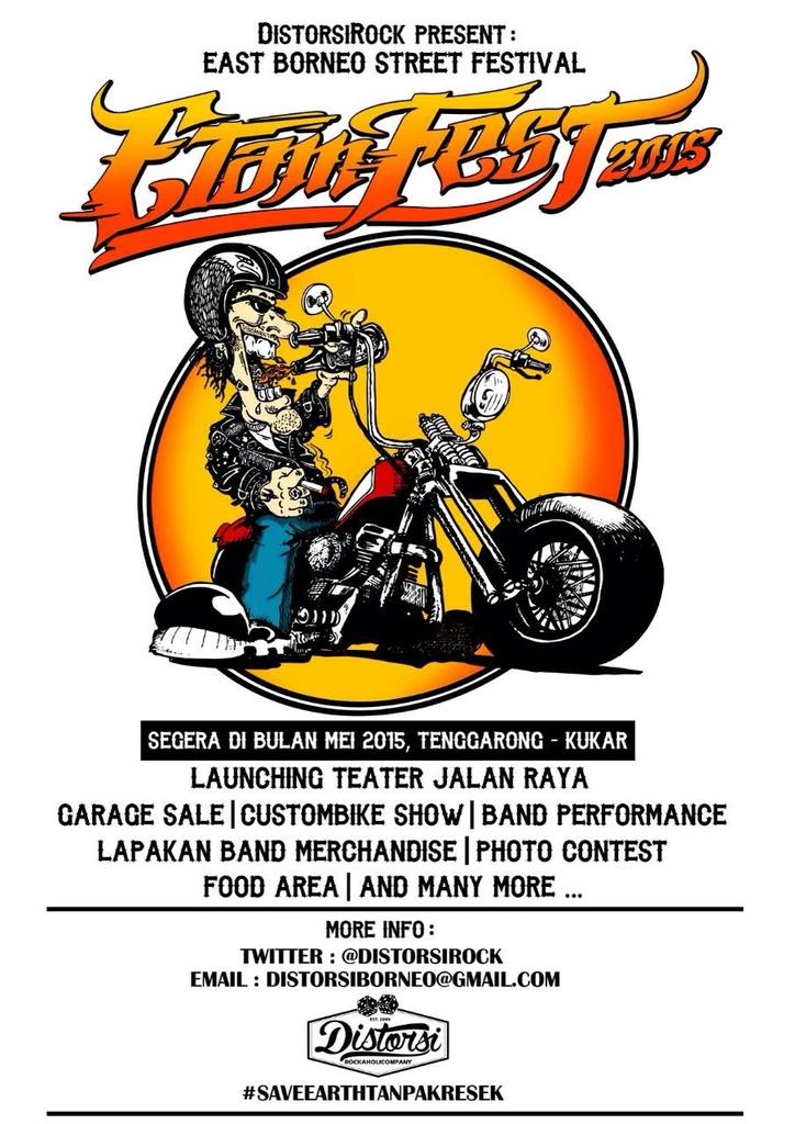 #ETAMFEST2015 - East Borneo Street Festival, segera di bulan Mei 2015 \m/
