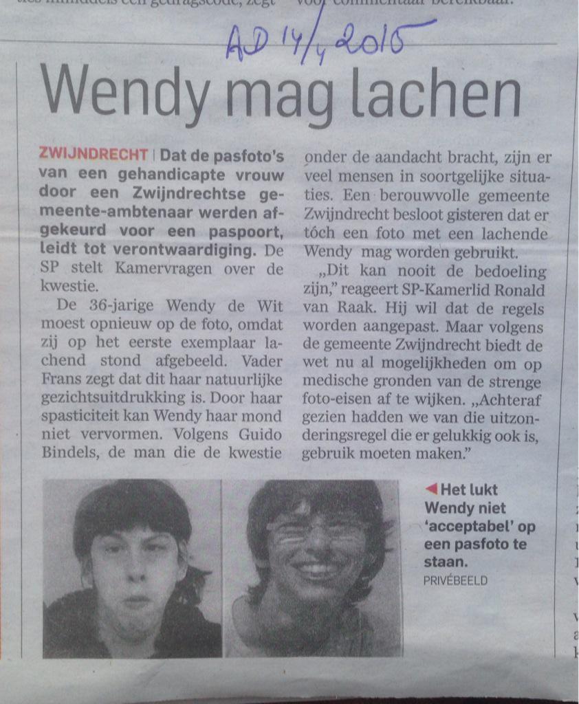 Pasfoto walburg zwijndrecht