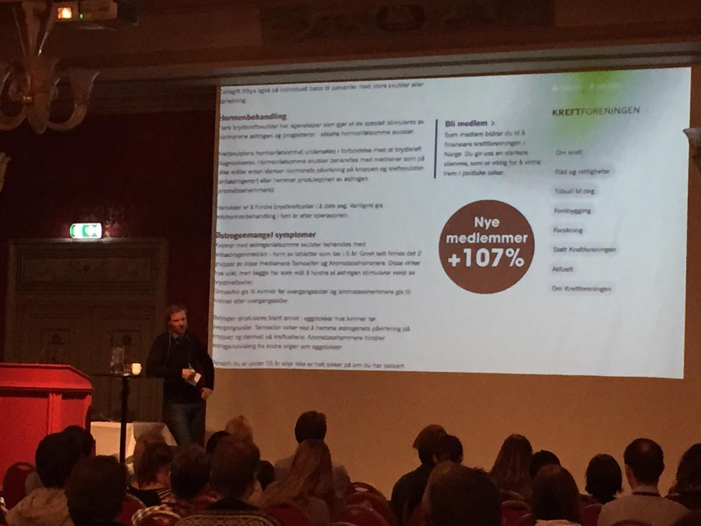 audmaha's tweet photo. @aregh, @Kreftforeningen og #kjernemodellen på #ygg15  😀 http://t.co/YajqRZjEfT