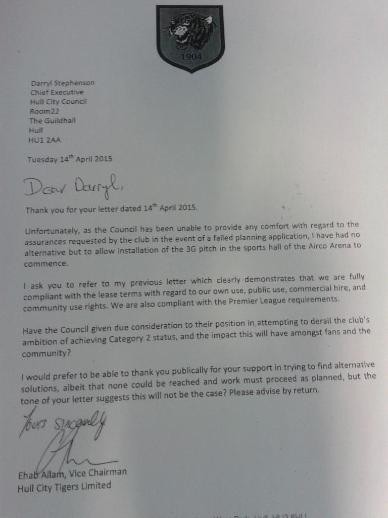 angus_young61's tweet photo. Second Ehab Allam letter to the city council http://t.co/aRA7n1uvFT