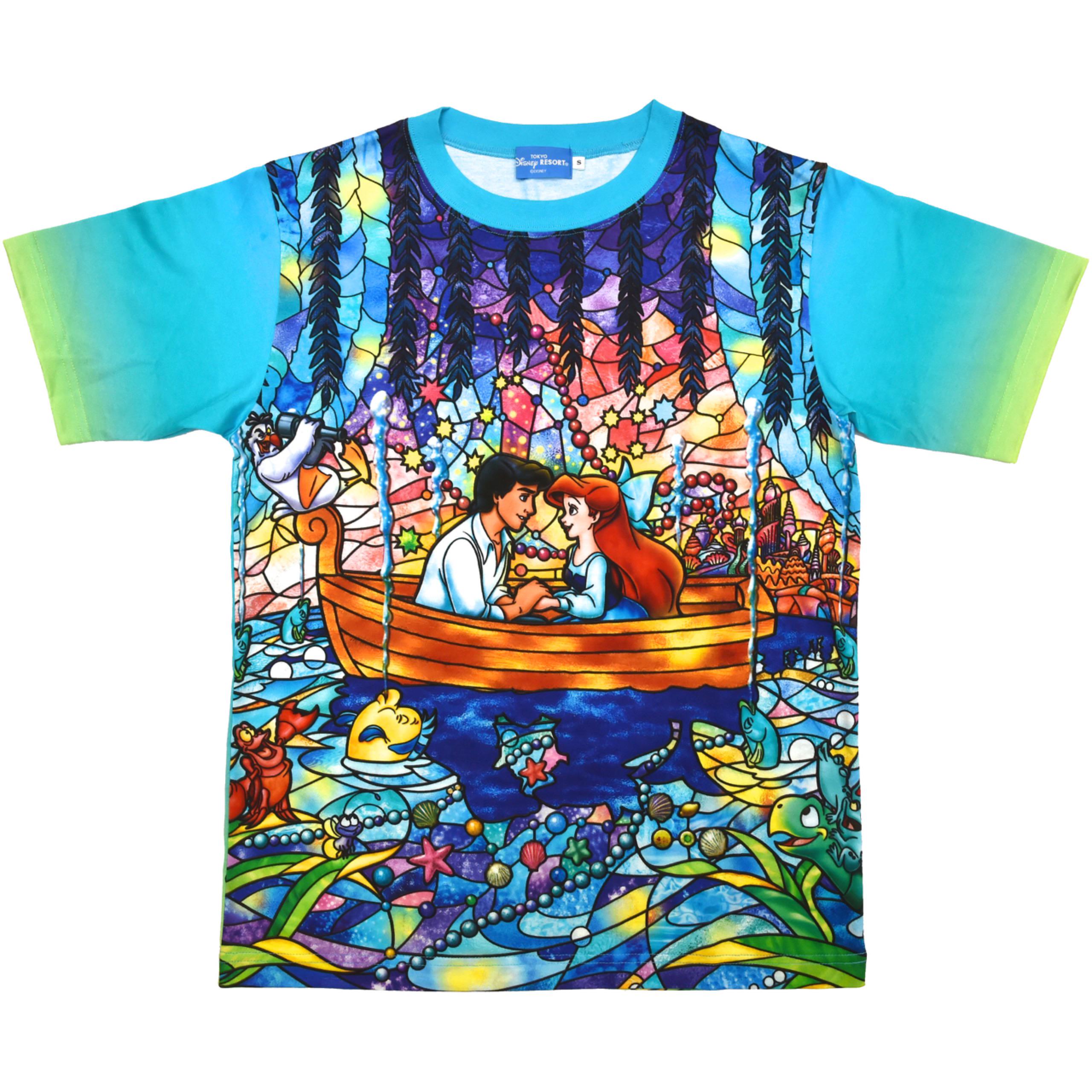 Mezzomikiのディズニーブログ 鮮明なプリントがパークで映える リトルマーメイドのディズニーシーキャラクターtシャツ インクジェットプリントで質がとっても高くて綺麗なtシャツ 本日から発売 詳しくは Http T Co Upcqi4a0ax Http T Co Bqxgln6al8