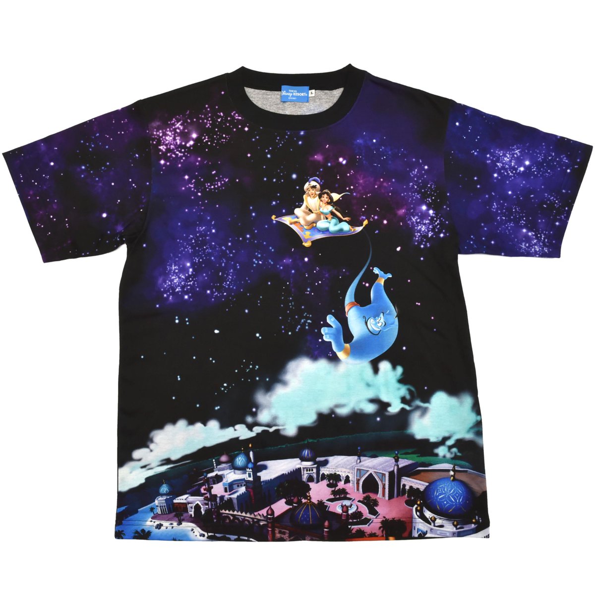 Mezzomikiのディズニーブログ アラジンのディズニーシーキャラクターtシャツも アラビアンコーストの星空がとっても綺麗です ヴィランズのジャファーもデザインされています 詳しくは Http T Co Upcqi4ipjp T Co Sbe6sp9vlt