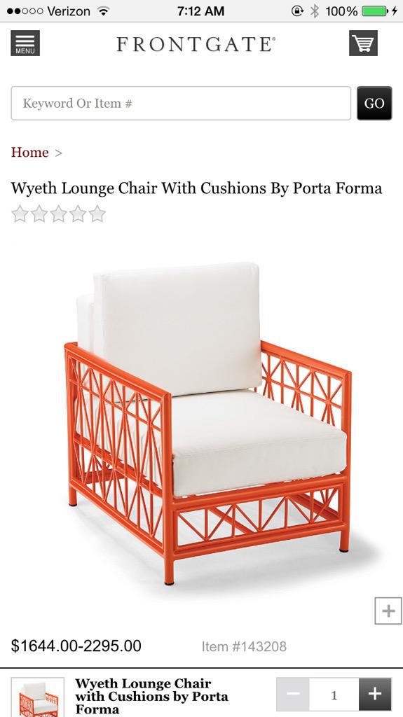 ianomalott's tweet photo. One of the first chairs I ever helped design came out last week, named after my v good friend @WyethAM http://t.co/7zMbAA7CCV
