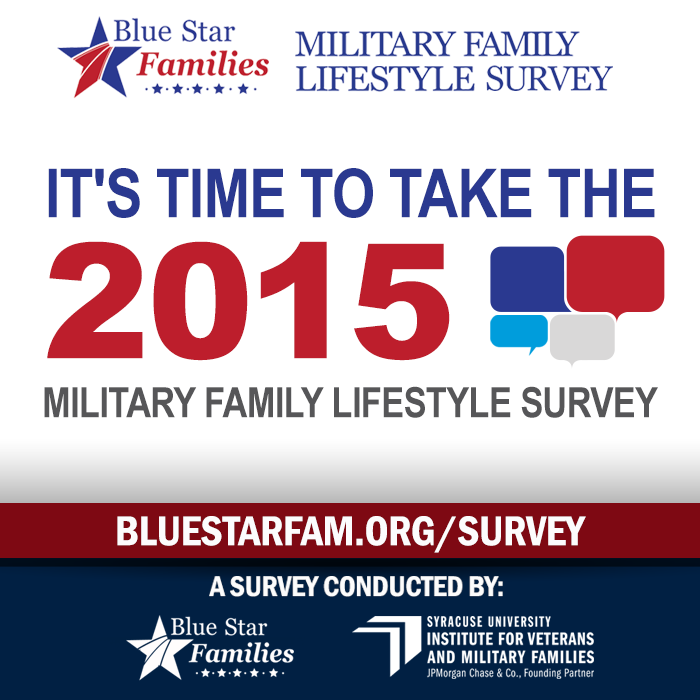 Let policymakers hear your voice! Take the 2015 #BSF Military Family Lifestyle Survey.  bit.ly/1GKgzY5