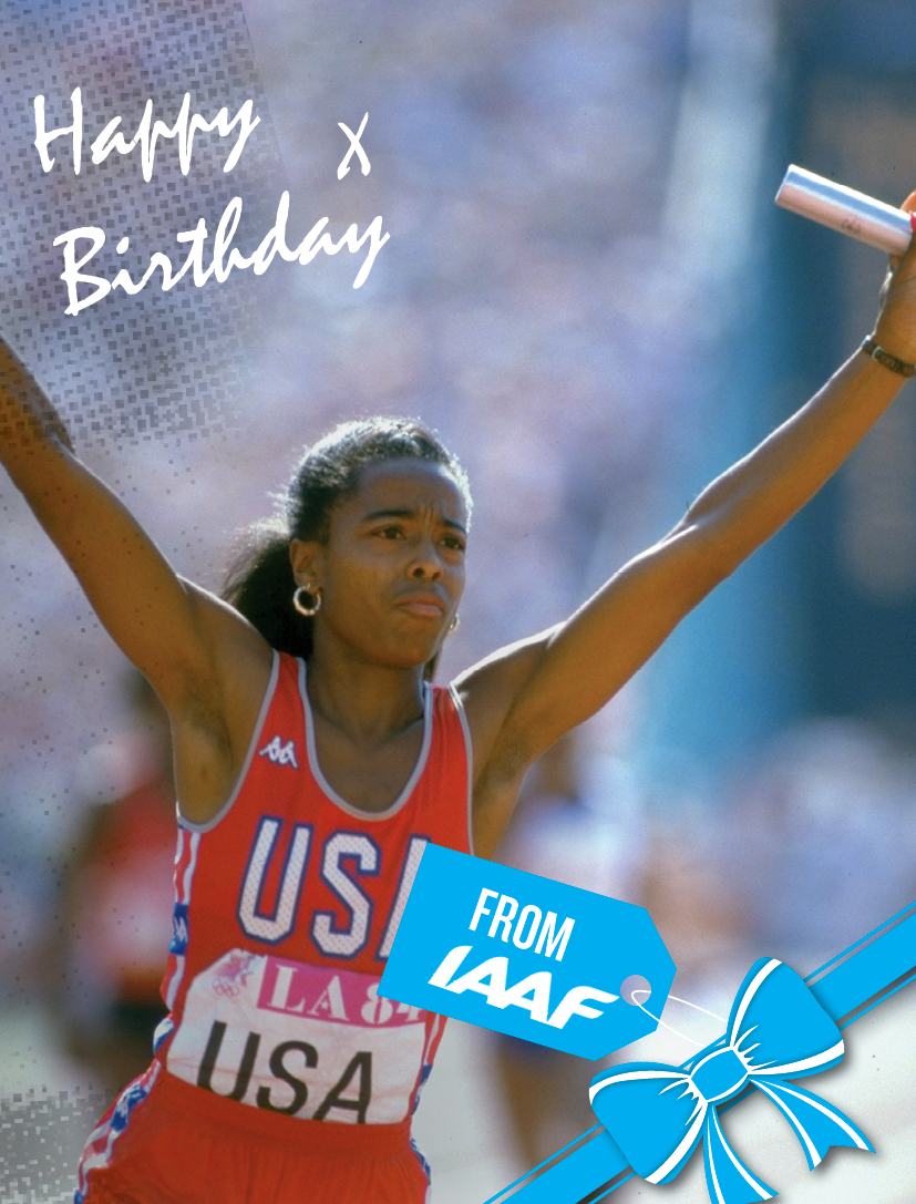 Happy birthday to former 100m world record holder and four-time Olympic gold medallist Evelyn Ashford! 