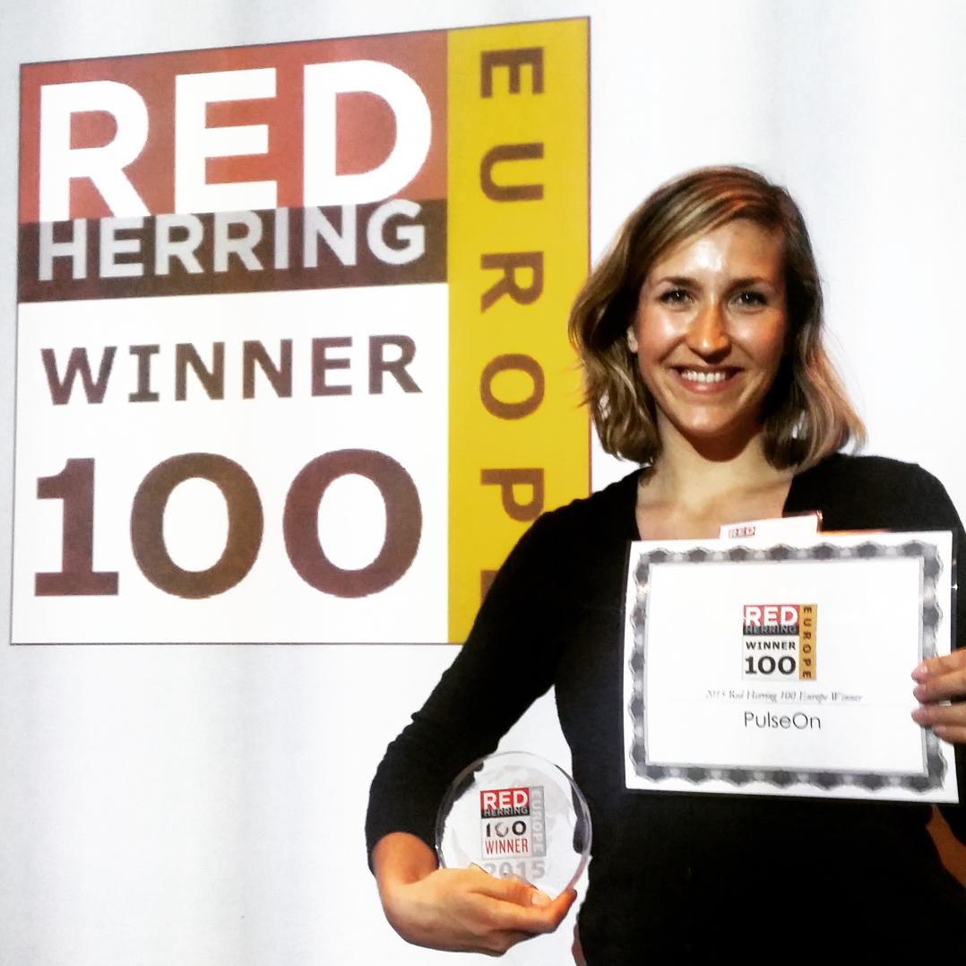 PulseOnHR's tweet photo. Red Herring Europe Winner! #redherring #digitalherring #startups #awards #winner #tech #fitnesstechnology #PulseOnHR http://t.co/QAY0nQzY0r