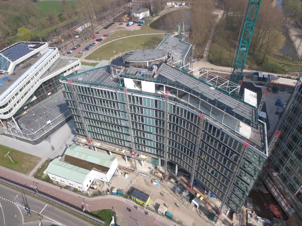 rteeninga's tweet photo. Nieuwbouw kantoren #stibbe en #akzonobel op plan #beethoven van bovenaf gezien! @DuraVermeer http://t.co/M2nLuDKmaP