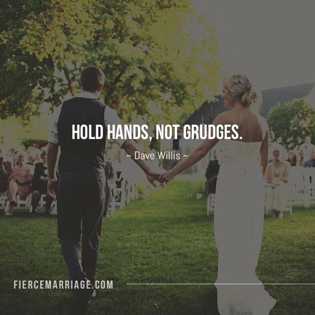 One key to a lasting and healthy marriage: always be quick to apologize and fast to forgive.