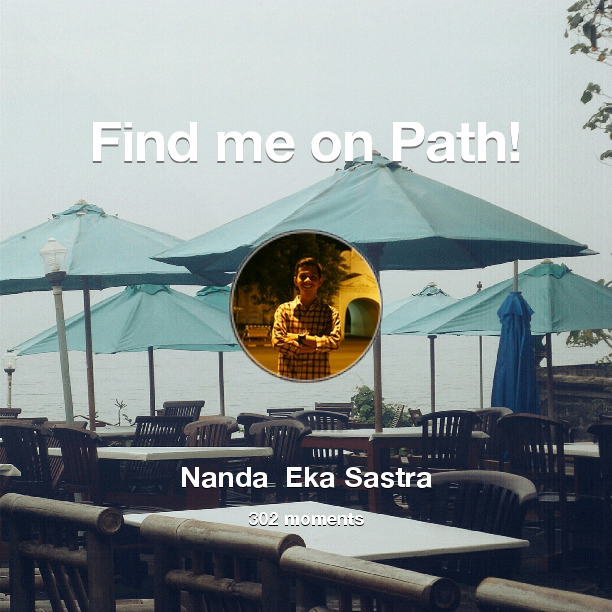SastraNanda's tweet photo. I've shared 302 memories with my friends on #Path - see them now at http://t.co/6VkcolAnxa! #thepersonalnetwork http://t.co/Bn42IgcNsn