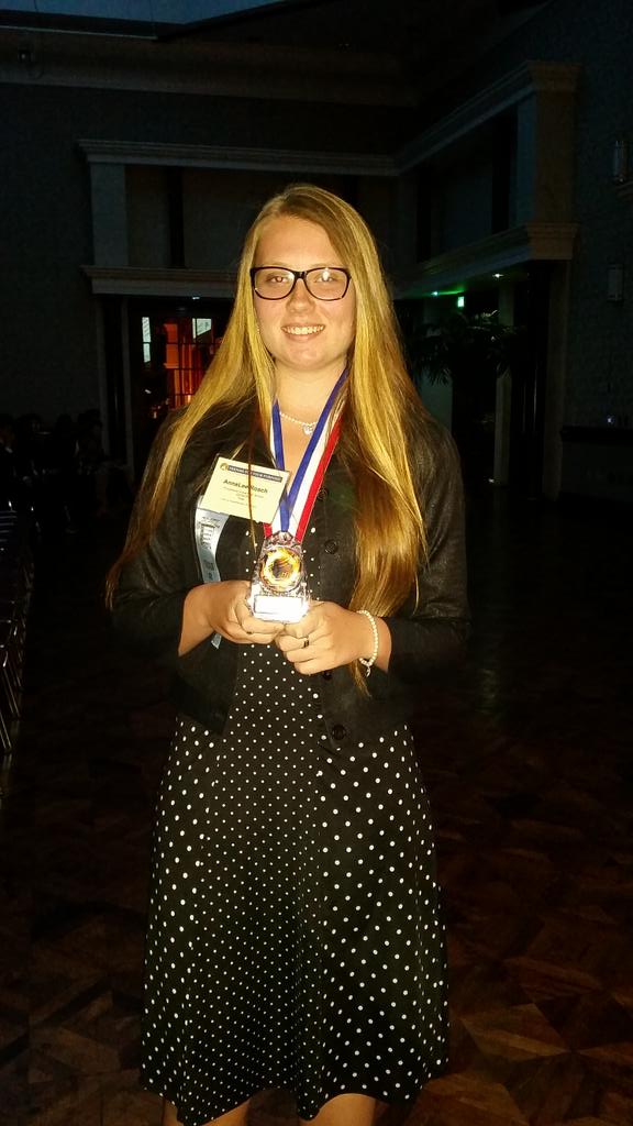 awardteacher's tweet photo. Congratulations AnnaLee Roach fourth in the state for Intro to Parliamentary Procedure @PGroveHS @PG_CDC @PGHSFBLA http://t.co/5vy5grbxv8